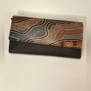 Aster Brown Leather Lady Clutch Wallet: Timeless Elegance